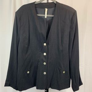 NWT Franco Callegari Black Blazer Business Jacket